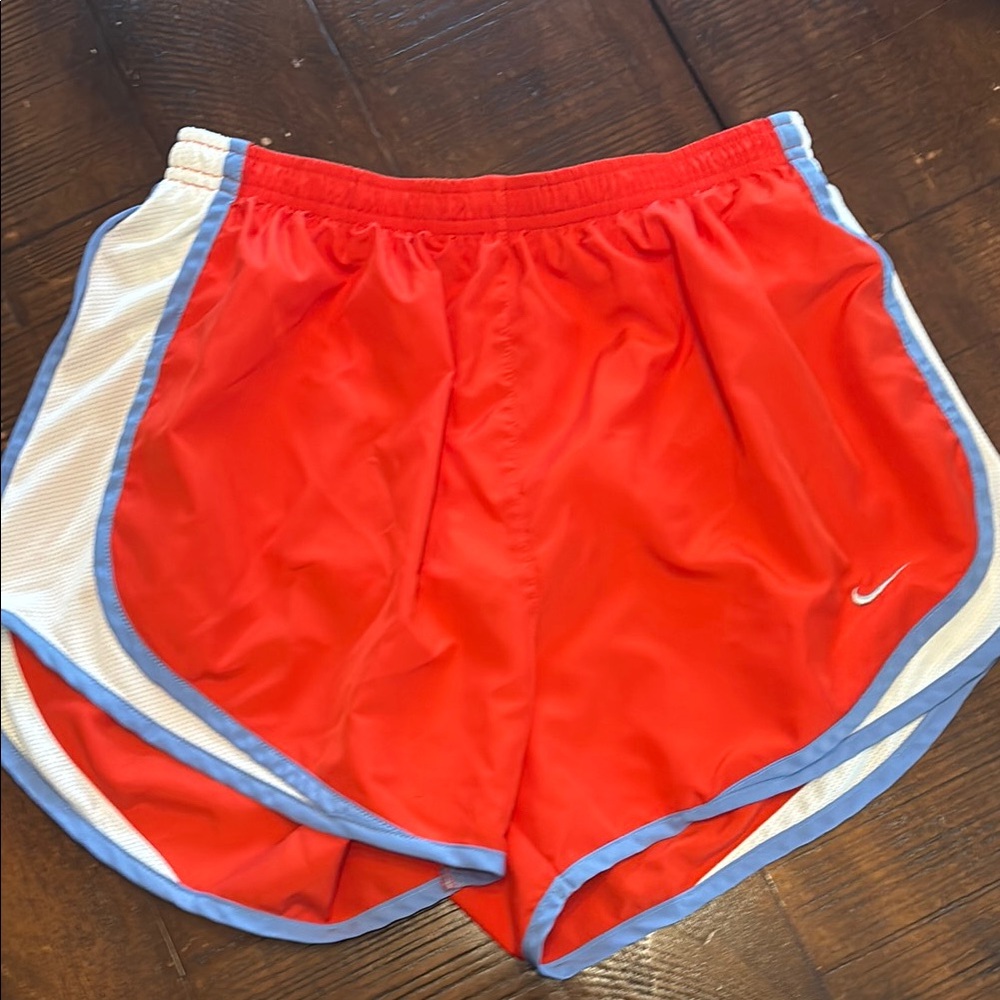 Nike Red and Blue Athletic Shorts